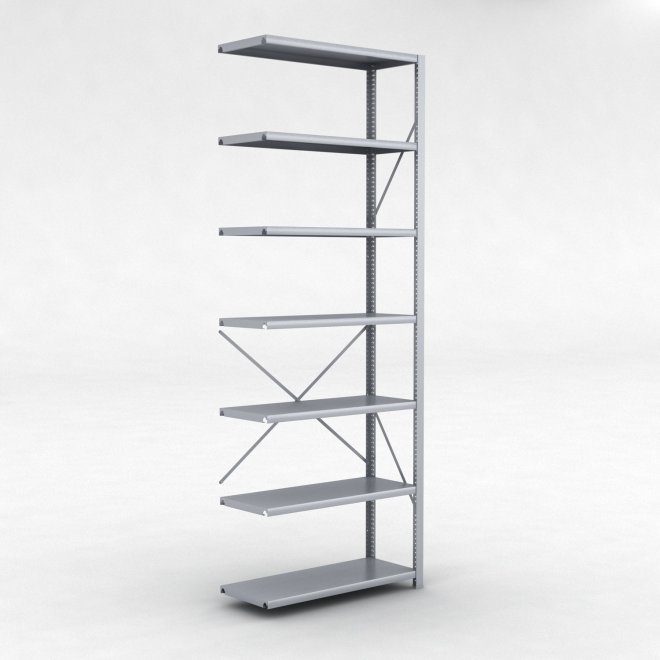 Stlhylla tillbyggnadsdel