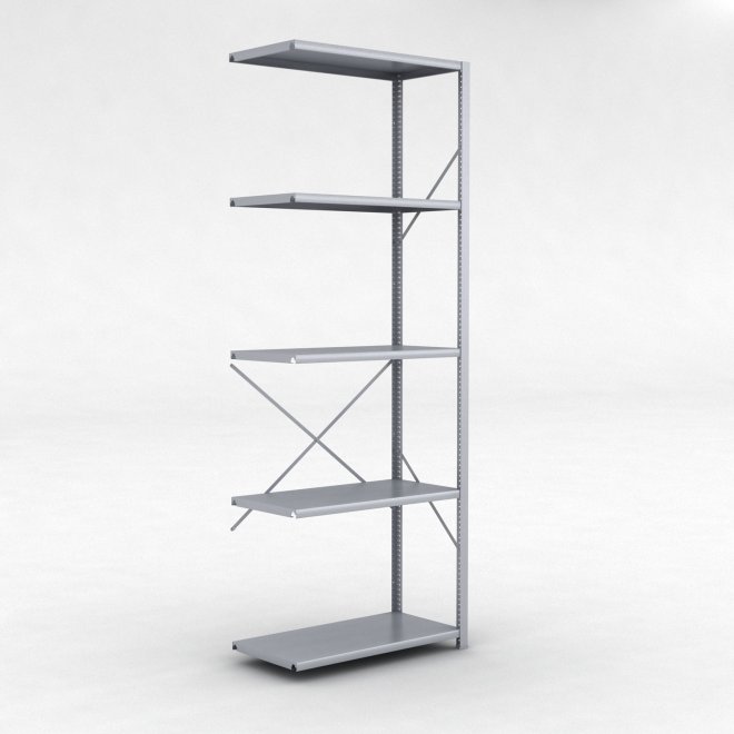 Stlhylla tillbyggnadsdel