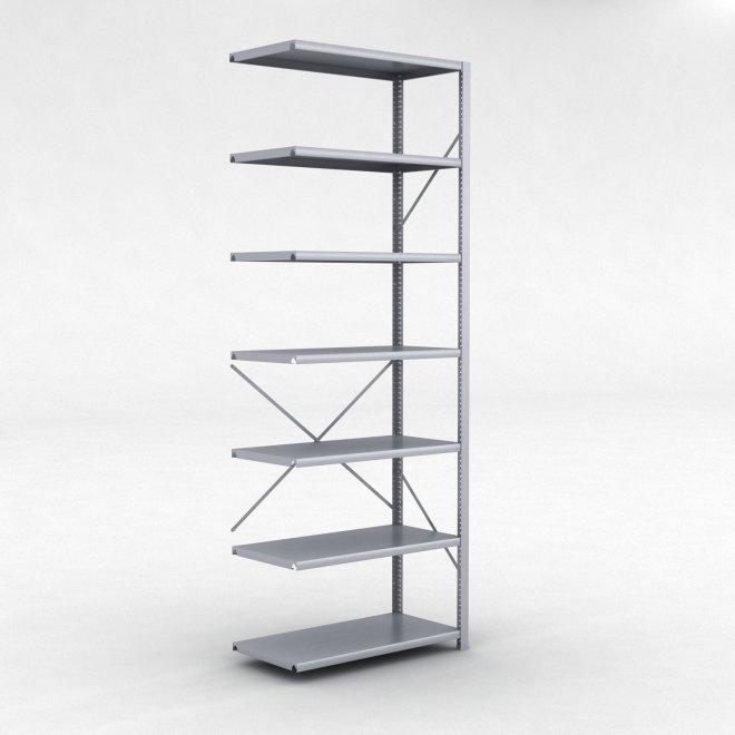 Stlhylla tillbyggnadsdel