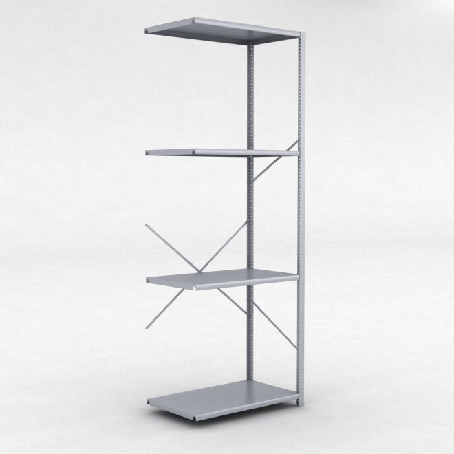 Stlhylla tillbyggnadsdel