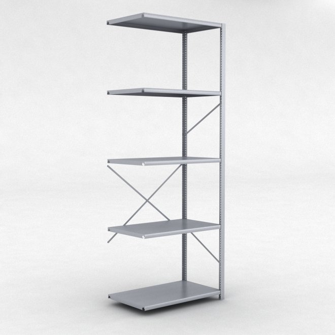 Stlhylla tillbyggnadsdel