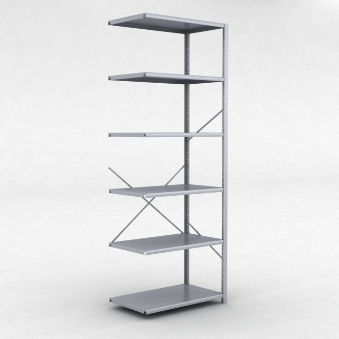 Stlhylla tillbyggnadsdel