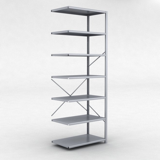 Stlhylla tillbyggnadsdel