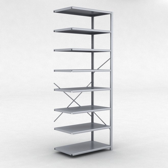 Stlhylla tillbyggnadsdel