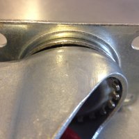 (Restverkäufe) Transportrollen Rot