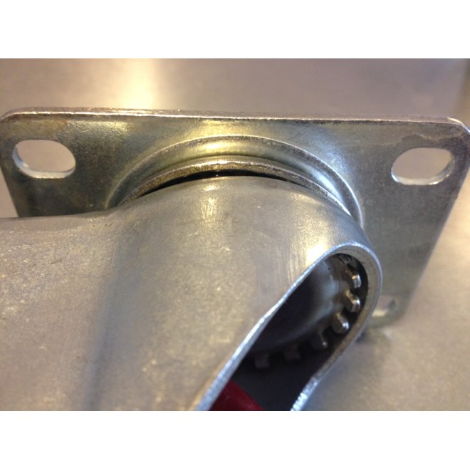 (Restverkäufe) Transportrollen Rot