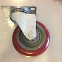 (Restverkäufe) Transportrollen Rot