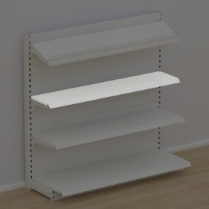 Metallfachboden fr Ladenregale inkl. Konsole