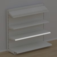 Prisskilt holder til metalhylde