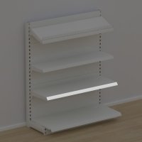 Prisskilt holder til metalhylde