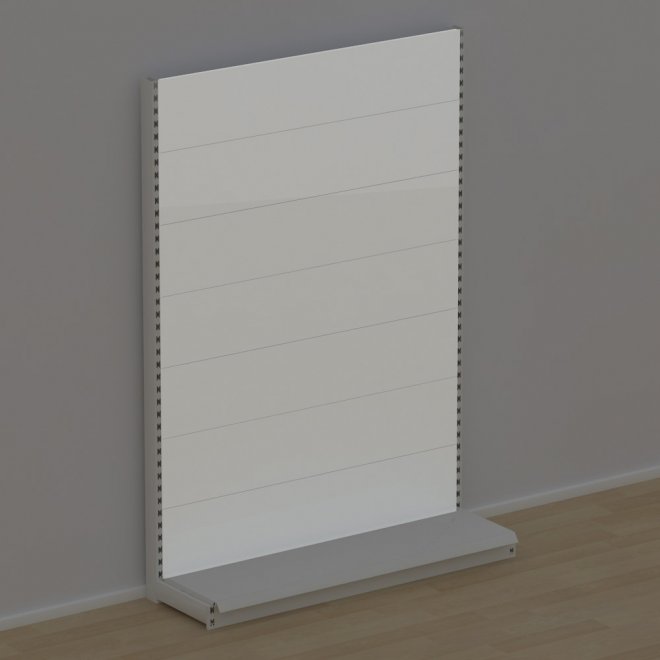 Platt bakpanel till butikshylla EBU - H: 220 x L: 120 cm