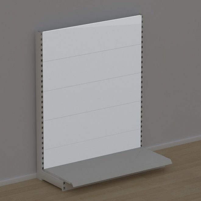 Platt bakpanel till butikshylla EBU - H: 150 x L: 90 cm