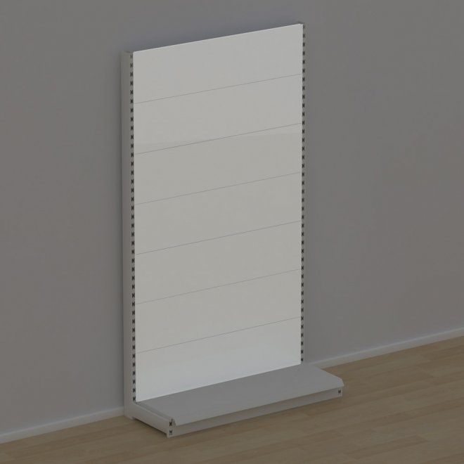 Platt bakpanel till butikshylla EBU - H: 220 x L: 90 cm
