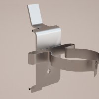 Werkzeughaken mit Klemmband