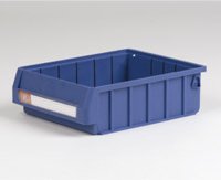 1 Palette mit 144 Regalboxen mit Etikettenhalter