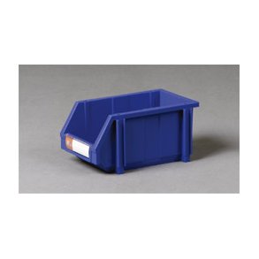 Plastlda med etiketthllare L: 35 x B: 20 x H: 15.5 cm