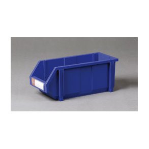 Plastlda med etiketthllare L: 45 x B: 20 x H: 18 cm