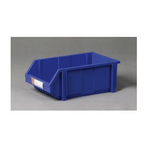 Plastlda med etiketthllare L: 45 x B: 30 x H: 18 cm