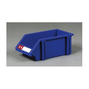 Plastlda med etiketthllare L: 31 x B: 19 x H: 13 cm