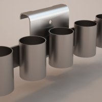 Werkzeughaken mit 5 Zylindern