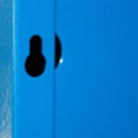 Verktygs- och materialskp med 3 hyllor